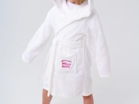 Халат текстильный для девочек