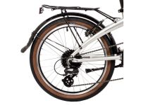 Складной велосипед Novatrack Town 20 V-brake, год 2024, цвет Серый