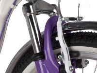 Детский велосипед Novatrack Butterfly 20 6.V, год 2022, цвет Белый-Фиолетовый