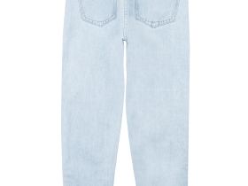 Брюки текстильные джинсовые для девочек