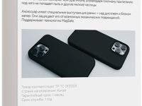 Клип-кейс VLP Aster Case для Apple iPhone 16 Pro Max с MagSafe чёрный