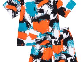 Комплект трикотажный для мальчиков: фуфайка (футболка), шорты