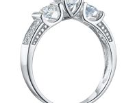 Классическое кольцо из белого золота э4012кц10220102_white