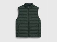 Ультралёгкий жилет с воротником-стойкой, Зеленый