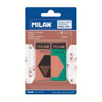 Набор ластиков Milan "COPPER" 6.1 x 2.3 x 1.2 см 2 шт