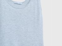 Вязаная майка с кашемиром, Серый