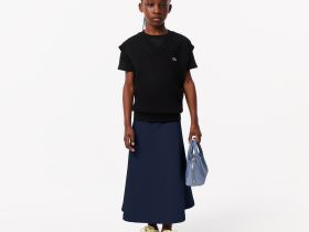 Детская футболка Lacoste из хлопка