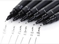 Линер UNI PIN005-200 (S) 0,05 мм, черный