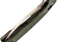 Складной нож Obertech ns-01 Drop point satin, сталь VG-10, рукоять G10, олива