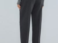 Зауженные брюки с ремнём, Серый