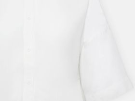 Блузка свободного кроя с коротким рукавом