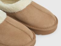 Угги с мехом, Бежевый