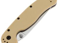 Складной нож полусеррейторный Ontario RAT 1 Desert, сталь AUS-8, рукоять термопластик GRN, песочный