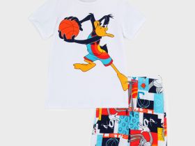 Комплект трикотажный для мальчиков: фуфайка (футболка), шорты