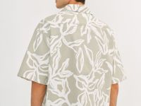 Рубашка с коротким рукавом, Бежевый