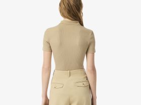 Женское поло Lacoste приталенного кроя из органического хлопка