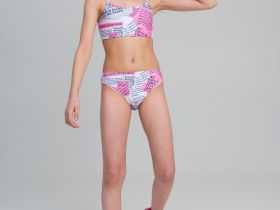 Купальный костюм трикотажный для девочек