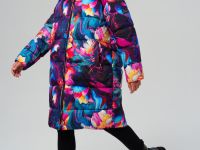 Пальто текстильное с полиуретановым покрытием для девочек