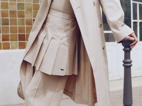 Юбка Lacoste со складками