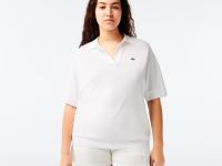 Женское поло Lacoste свободного кроя