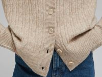 Кардиган с шерстью