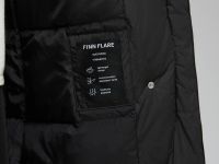 Пуховое пальто с переливающимся эффектом