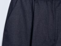 Брюки со стрелками широкого силуэта