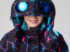 Комбинезон текстильный с полиуретановым покрытием для девочек