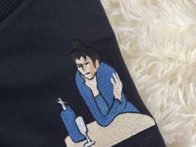 Толстовка "Любительница Абсента" вышивка L