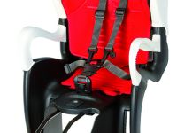 Детское велокресло TIGER BELLELLI (черный / белый крепление на подседельную трубу)