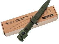 Тактический нож Kizlyar Supreme Vector SW, сталь Sleipner, армейский нож, рукоять кратон