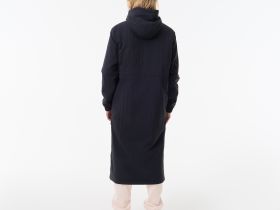 Женская длинная парка Lacoste с капюшоном и боковым клапаном на пуговицах