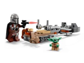 Star Wars 75436 Конструктор Спидер-байк Мандалорца и Грогу