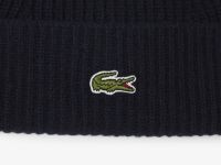 Вязаная шапка-бини Lacoste из шерсти