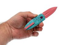 Складной нож Bestech Knives Ququ, сталь 14C28N, рукоять G10, розовый/голубой