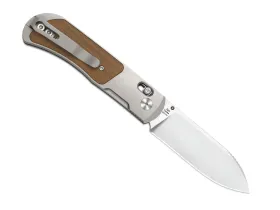 Складной нож Kizer Tycho, сталь S45VN, рукоять титан/дерево