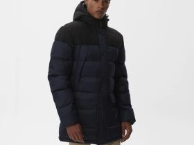 Мужская стёганая куртка Lacoste L!VE