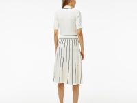 Женское платье-поло Lacoste расклёшенного кроя Short