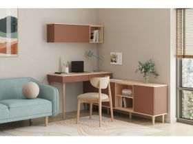 Стол-тумба Элвуд 297x78 Терракотовый