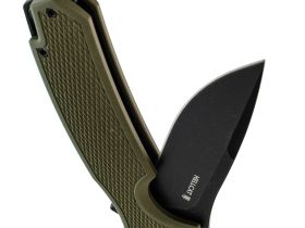 Складной нож Mr.Blade Hellcat blackwash, сталь S35VN, рукоять Olive G10