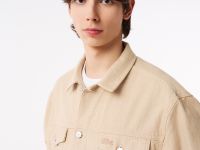 Мужская лёгкая куртка Lacoste из хлопка