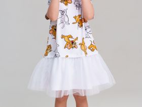 Платье детское трикотажное для девочек