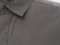 Рубашка из тенселя полуприлегающего силуэта