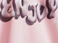 Футболка с принтом для девочек, Розовый