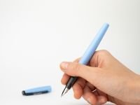 Набор Ручка перьевая Малевичъ с конвертером, перо EF 0,4 мм, + 2 картриджа (индиго, черный), цвет: с