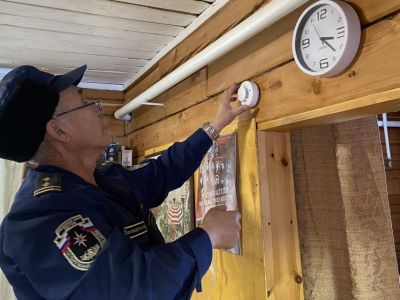 В Таттинском районе установили более 1300 пожарных извещателей