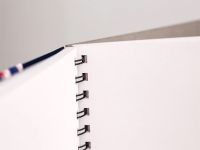 Скетчбук для акварели "White Swan", Fin, 200 г/м2, 21х21 см, 30 л, черный