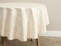 Скатерть Sincero, айвори круглая