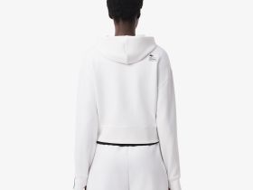 Женская толстовка Lacoste свободного кроя с капюшоном