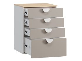 Комод детский Милна 3-60x80 Латте